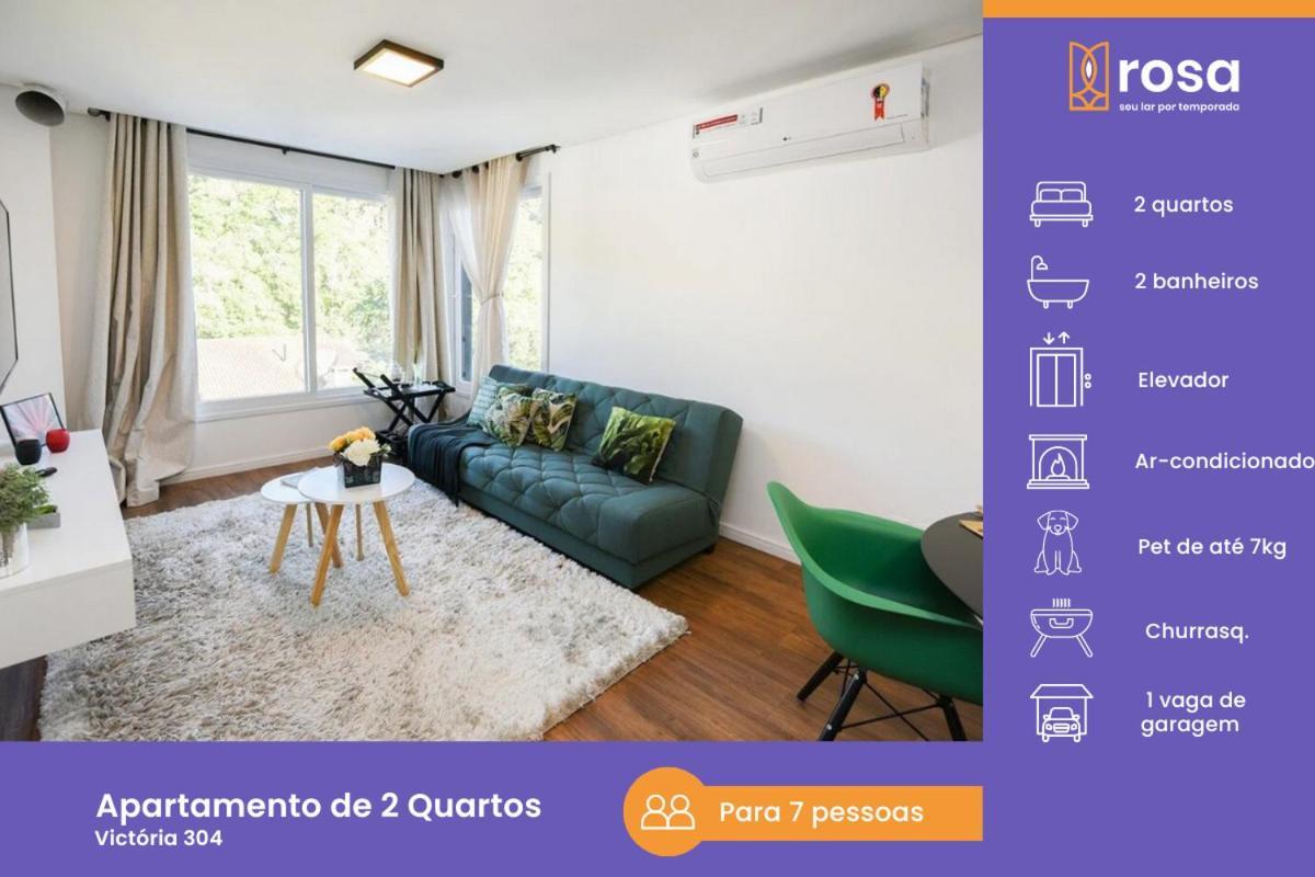 Rosa Edificio Victoria Appartement Gramado Buitenkant foto